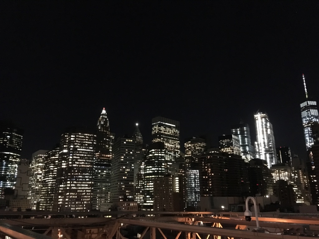 Brooklyn Bridge - Manhattan bei Nacht